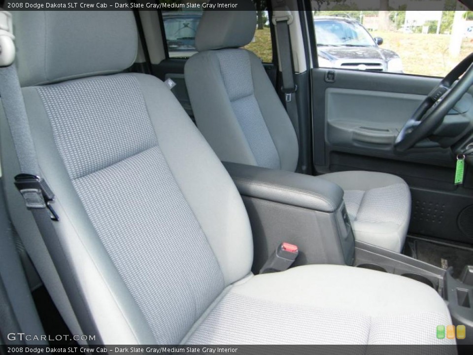 Dark Slate Gray/Medium Slate Gray Interior Photo for the 2008 Dodge Dakota SLT Crew Cab #38015672