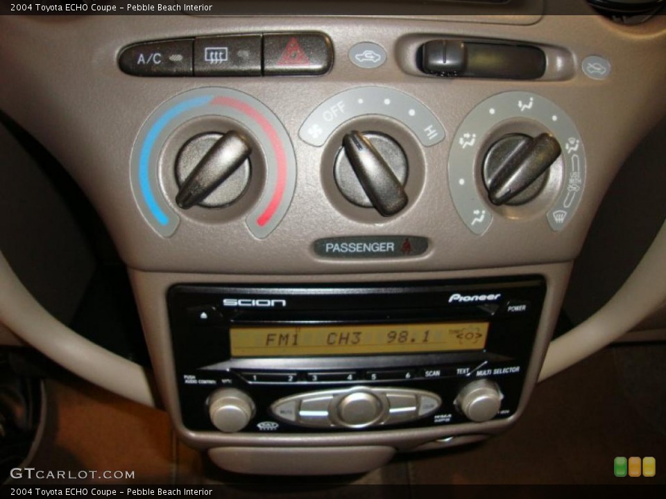 Pebble Beach Interior Controls for the 2004 Toyota ECHO Coupe #38015776