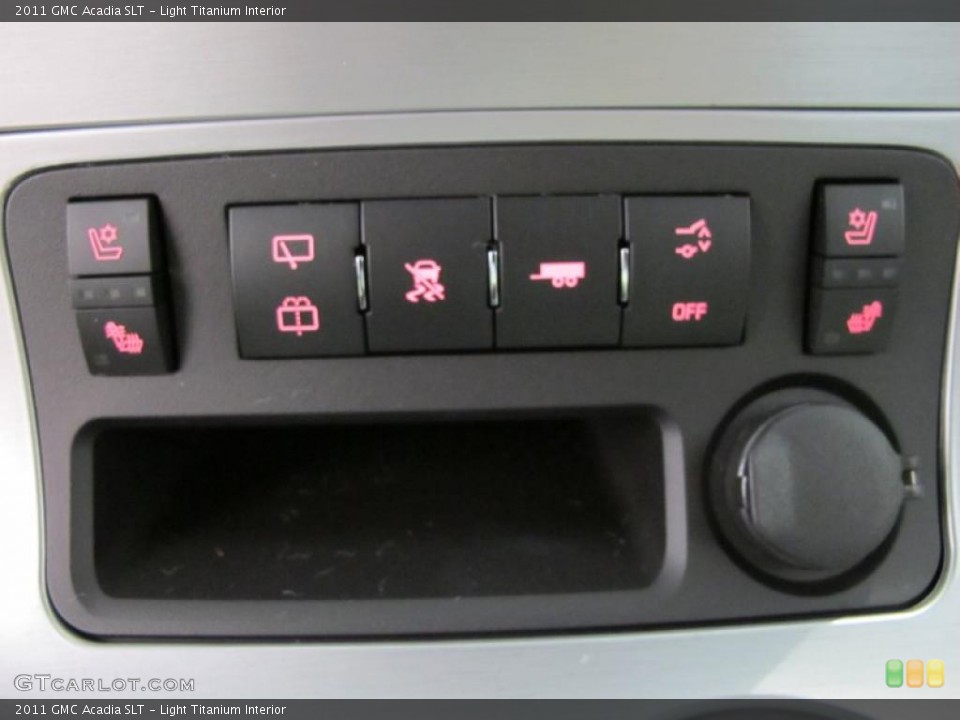 Light Titanium Interior Controls for the 2011 GMC Acadia SLT #38016252