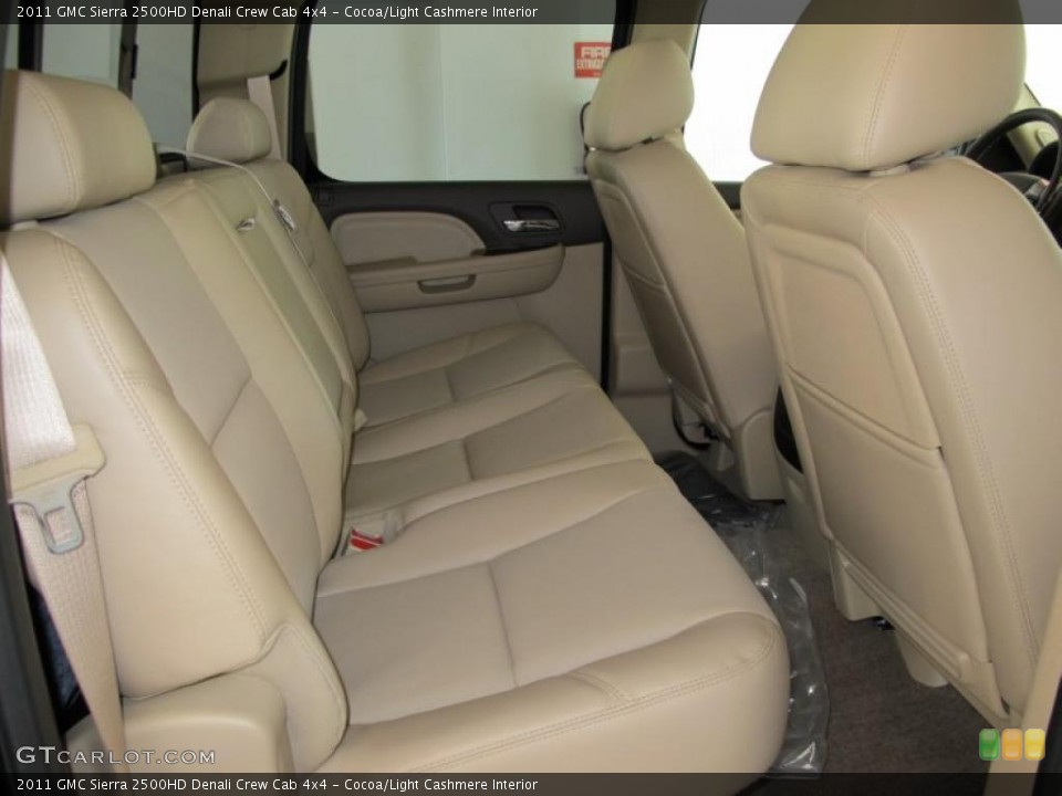 Cocoa/Light Cashmere Interior Photo for the 2011 GMC Sierra 2500HD Denali Crew Cab 4x4 #38016992