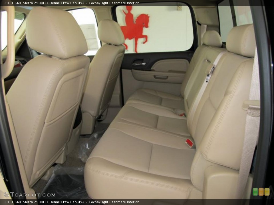Cocoa/Light Cashmere Interior Photo for the 2011 GMC Sierra 2500HD Denali Crew Cab 4x4 #38017028
