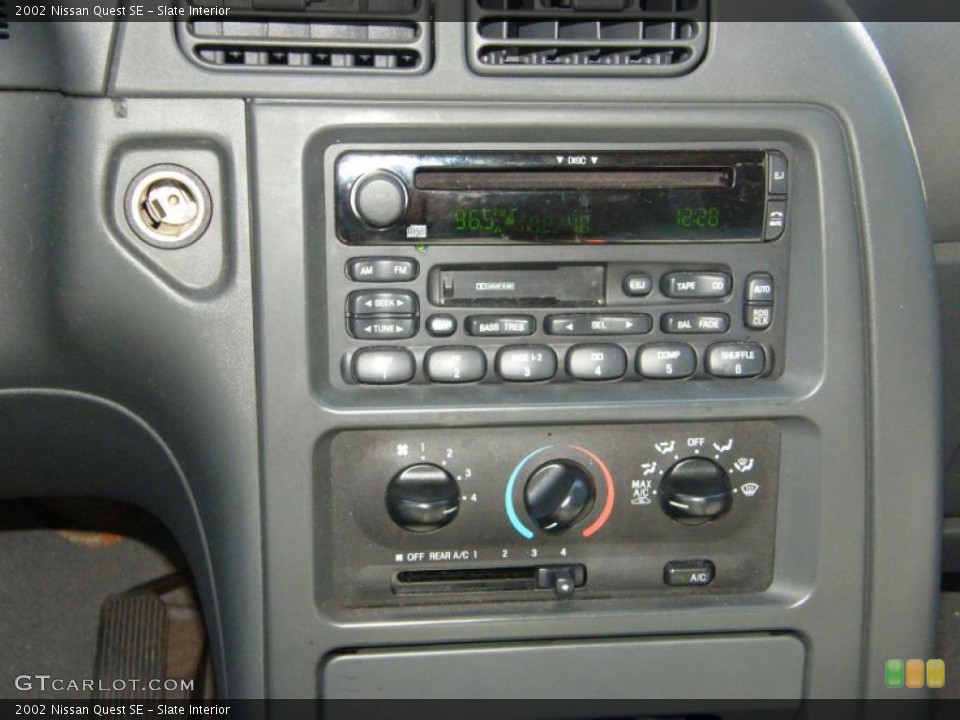 Slate Interior Controls for the 2002 Nissan Quest SE #38017468
