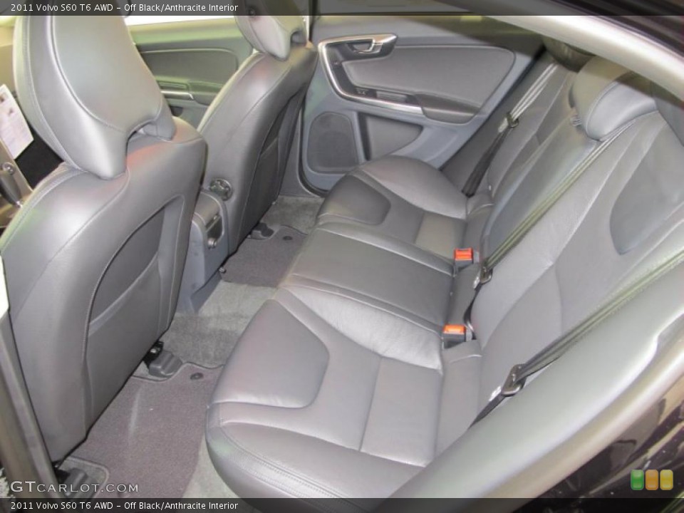 Off Black/Anthracite Interior Photo for the 2011 Volvo S60 T6 AWD #38018236