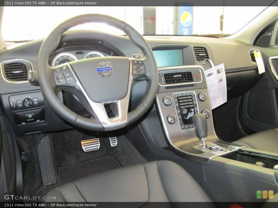 Off Black/Anthracite Interior Dashboard for the 2011 Volvo S60 T6 AWD #38018288