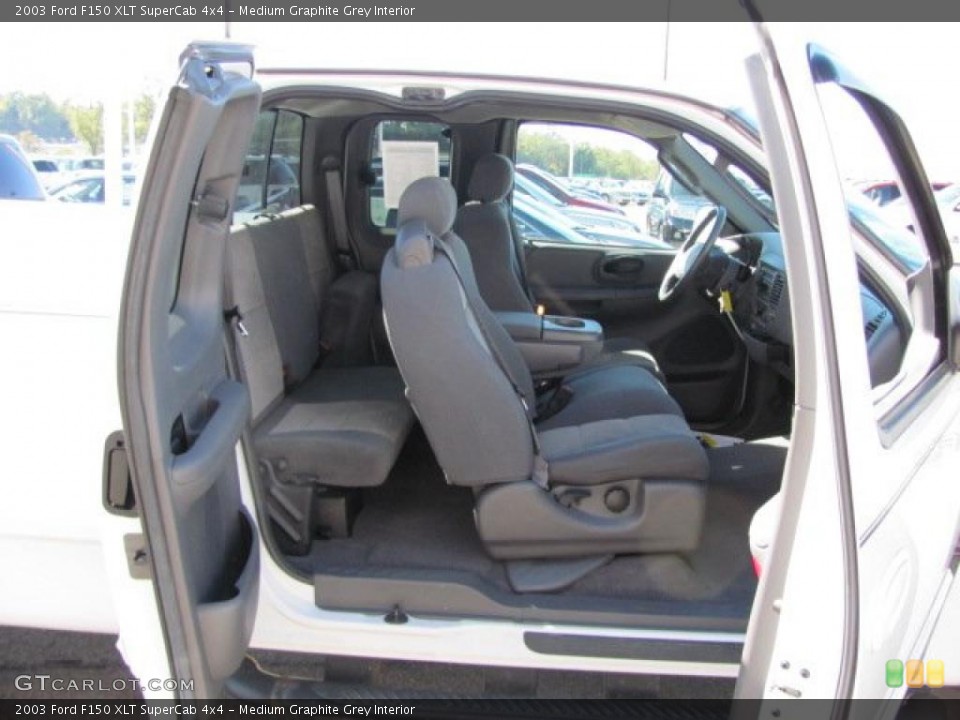 Medium Graphite Grey Interior Photo for the 2003 Ford F150 XLT SuperCab 4x4 #38018764
