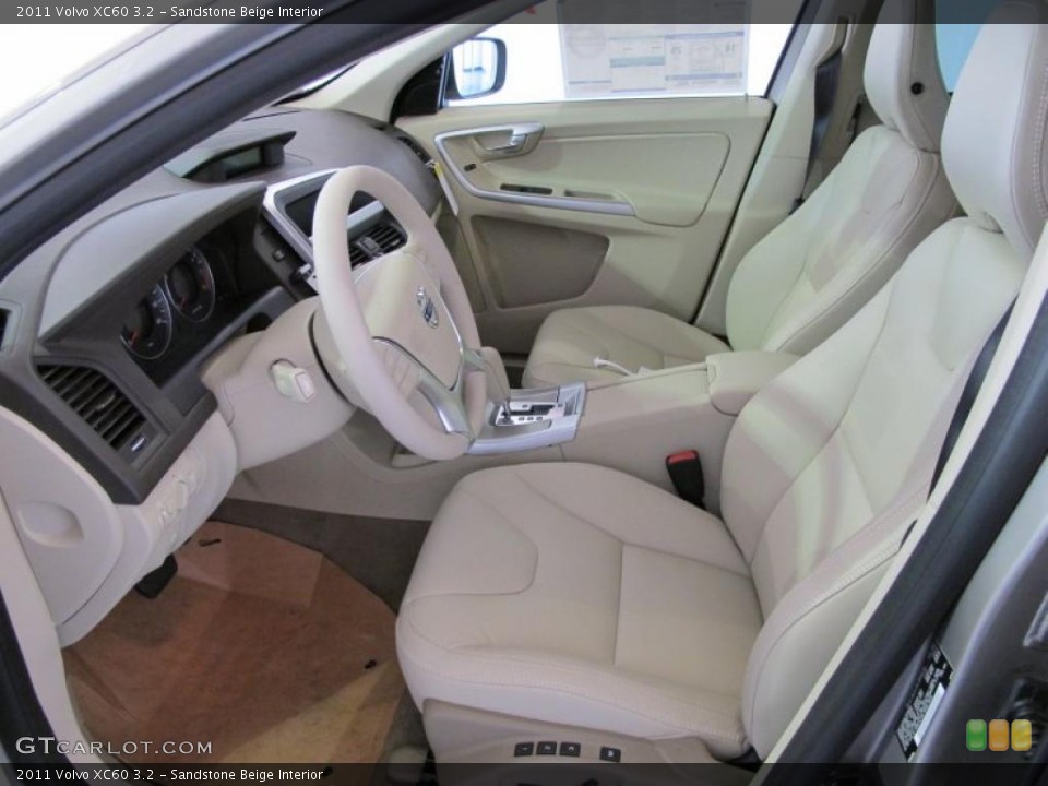 Sandstone Beige Interior Photo for the 2011 Volvo XC60 3.2 #38019024