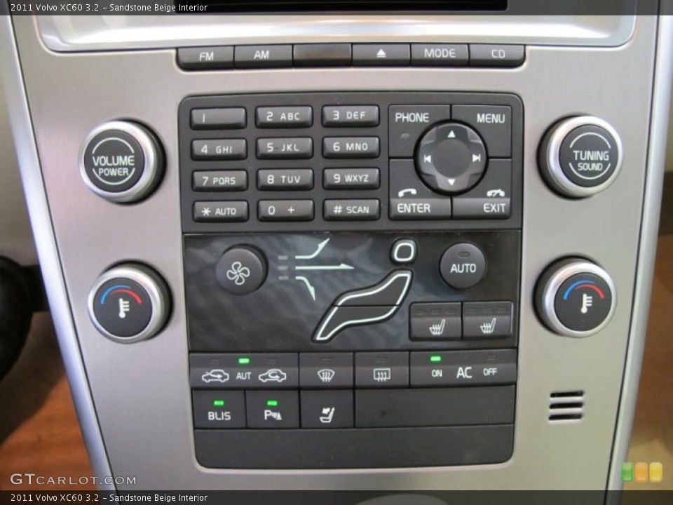 Sandstone Beige Interior Controls for the 2011 Volvo XC60 3.2 #38019056