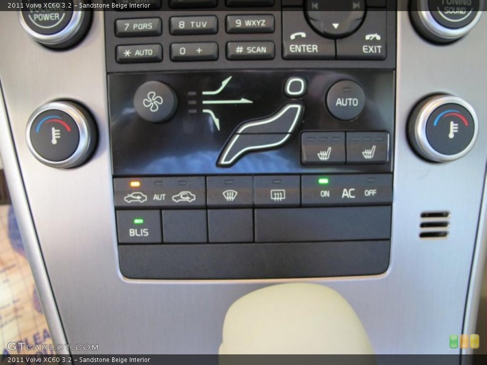 Sandstone Beige Interior Controls for the 2011 Volvo XC60 3.2 #38019396