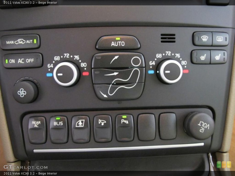 Beige Interior Controls for the 2011 Volvo XC90 3.2 #38019712