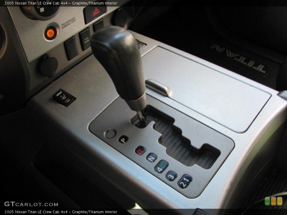 Graphite/Titanium Interior Transmission for the 2005 Nissan Titan LE Crew Cab 4x4 #38019808