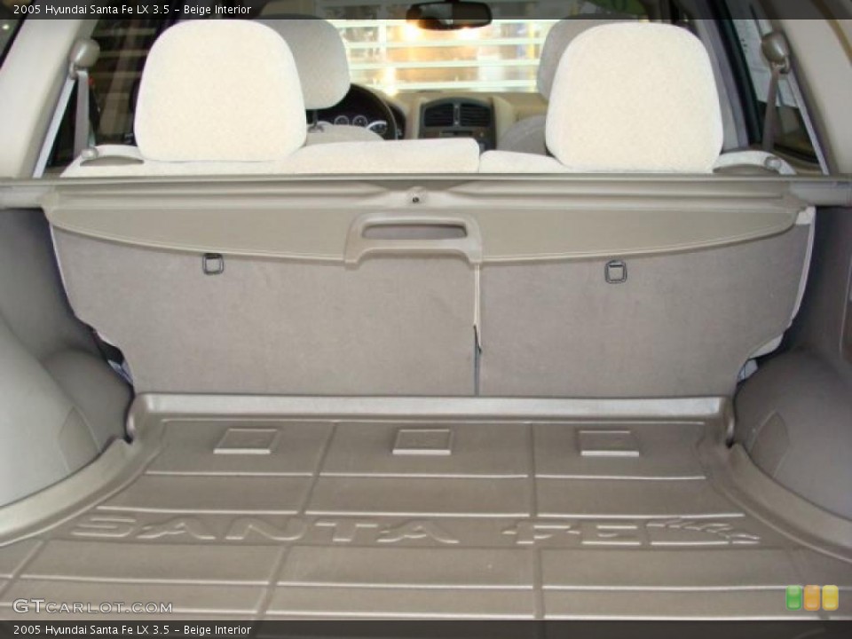 Beige Interior Trunk for the 2005 Hyundai Santa Fe LX 3.5 #38021132