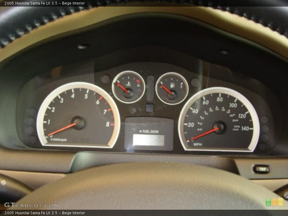 Beige Interior Gauges for the 2005 Hyundai Santa Fe LX 3.5 #38021144