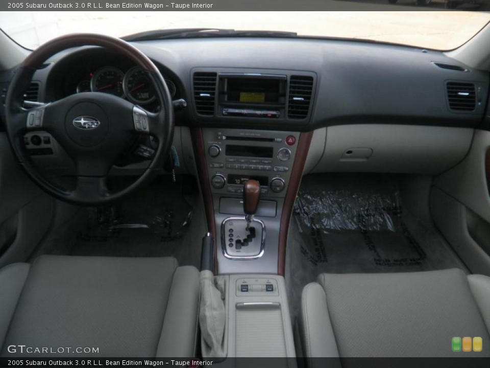 Taupe Interior Dashboard for the 2005 Subaru Outback 3.0 R L.L. Bean Edition Wagon #38022964