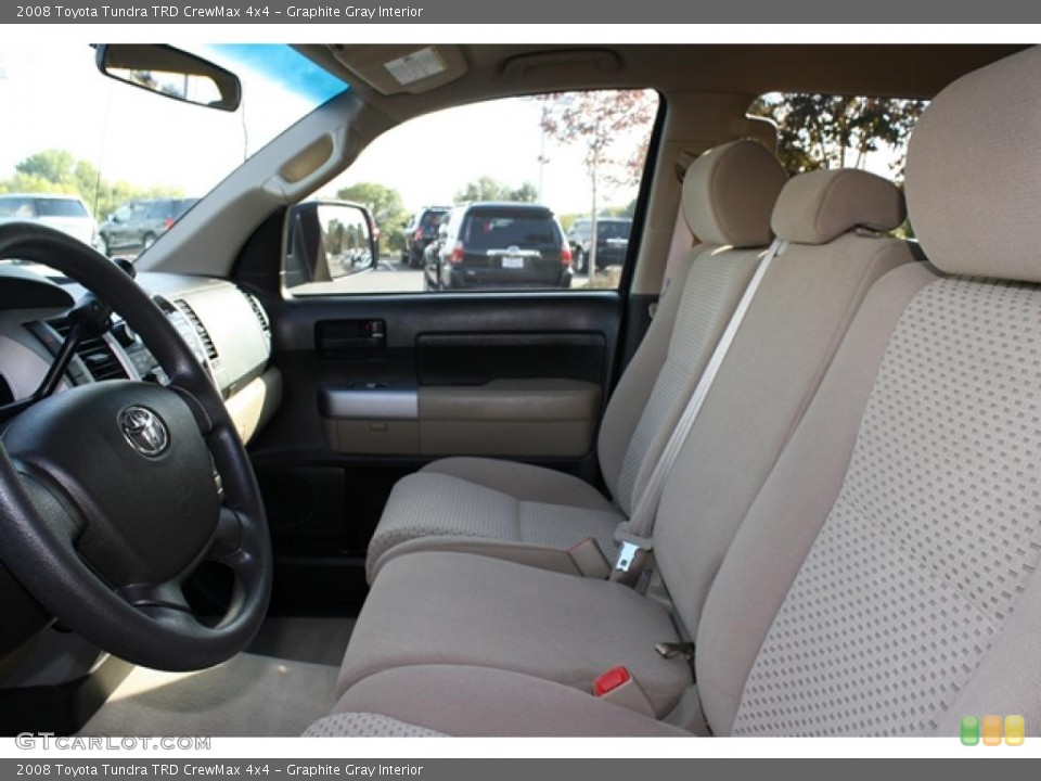 Graphite Gray Interior Photo for the 2008 Toyota Tundra TRD CrewMax 4x4 #38023744