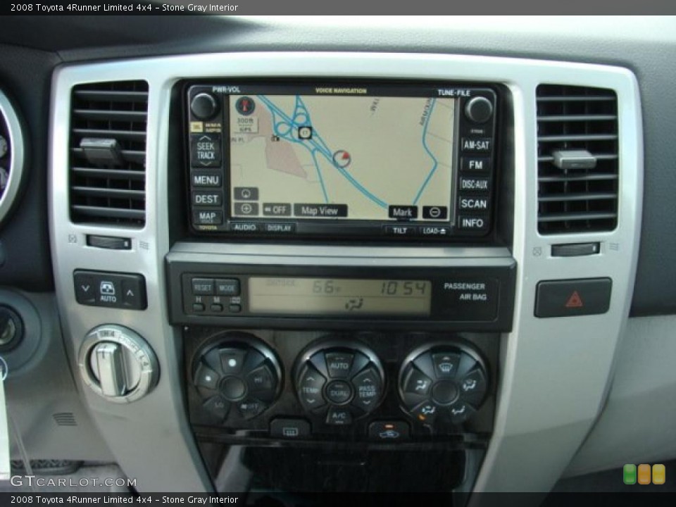 Stone Gray Interior Navigation for the 2008 Toyota 4Runner Limited 4x4 #38024156