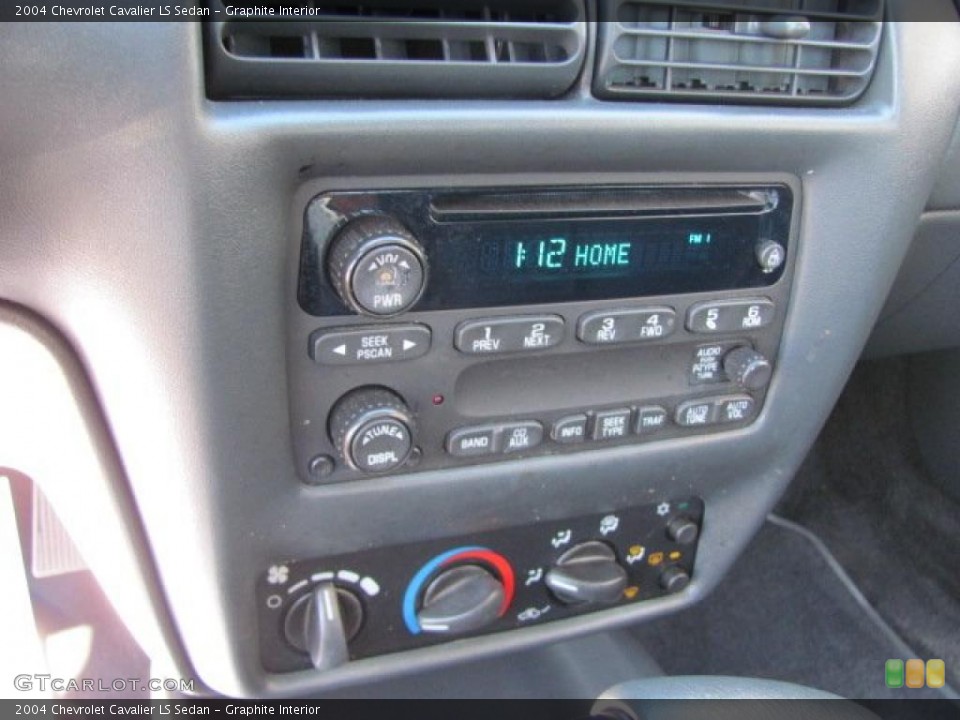 Graphite Interior Controls for the 2004 Chevrolet Cavalier LS Sedan #38024604