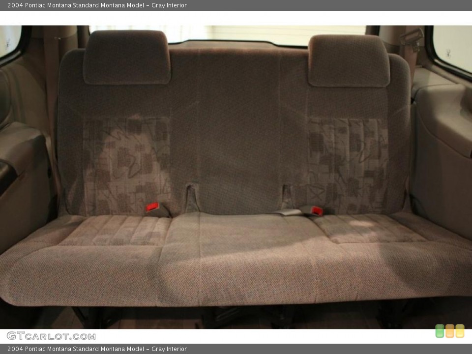 Gray Interior Photo for the 2004 Pontiac Montana  #38024892