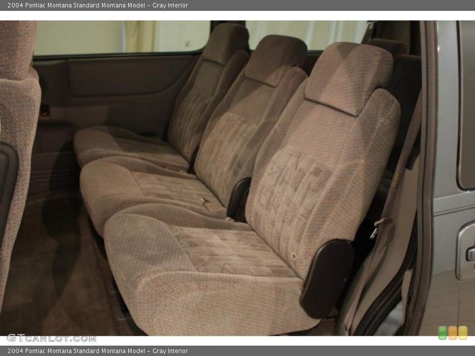 Gray Interior Photo for the 2004 Pontiac Montana  #38024900