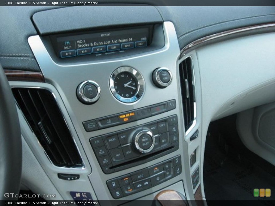 Light Titanium/Ebony Interior Controls for the 2008 Cadillac CTS Sedan #38025052