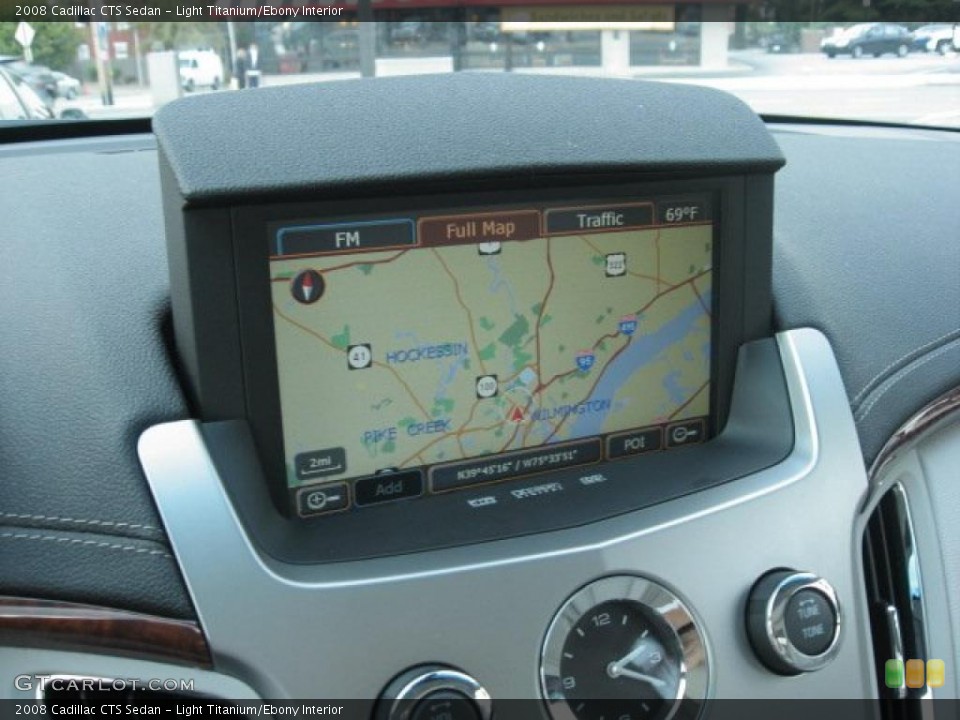 Light Titanium/Ebony Interior Navigation for the 2008 Cadillac CTS Sedan #38025072