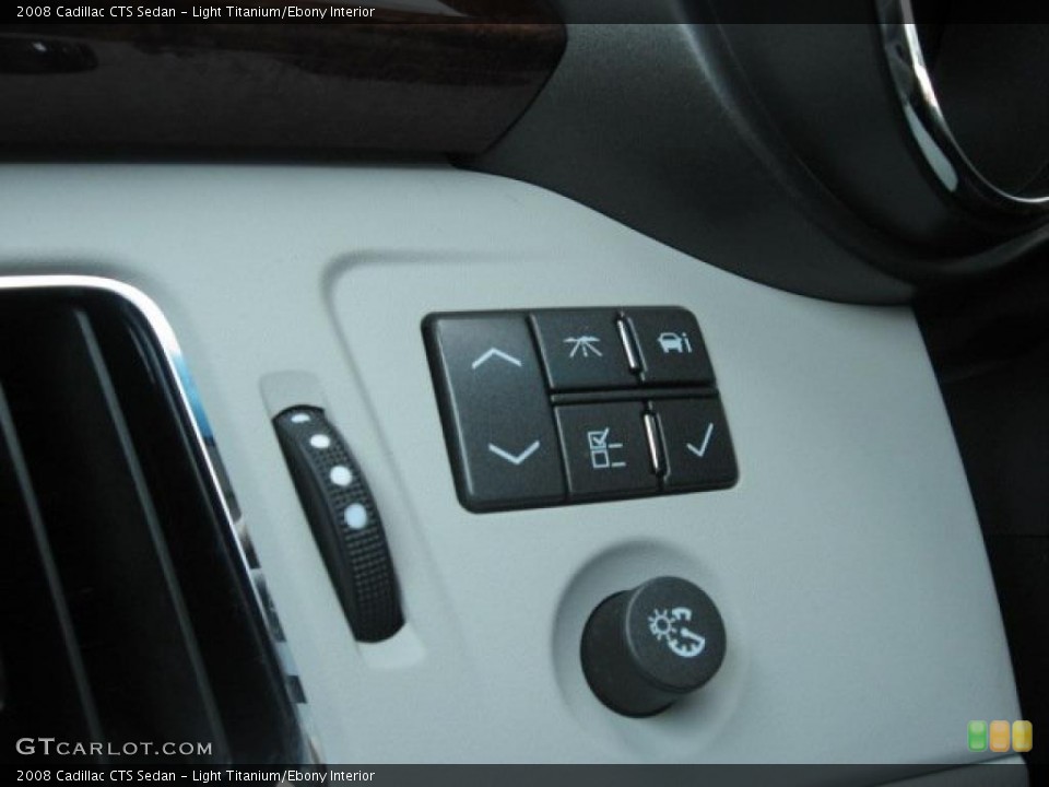 Light Titanium/Ebony Interior Controls for the 2008 Cadillac CTS Sedan #38025284