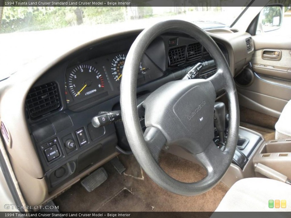 Beige Interior Dashboard for the 1994 Toyota Land Cruiser  #38026730