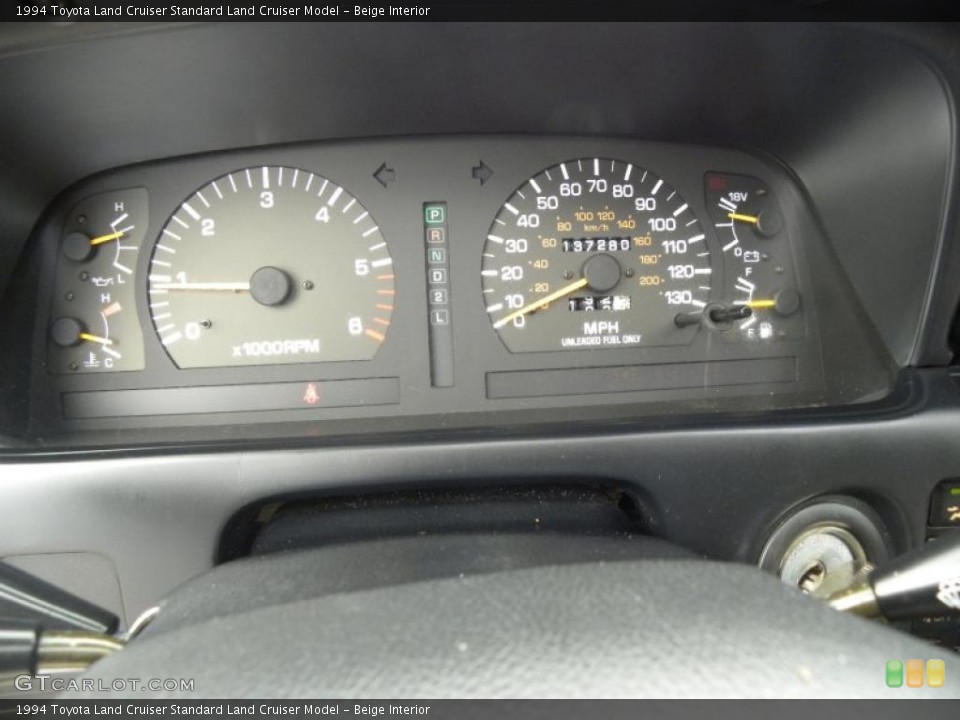 Beige Interior Gauges for the 1994 Toyota Land Cruiser  #38027102