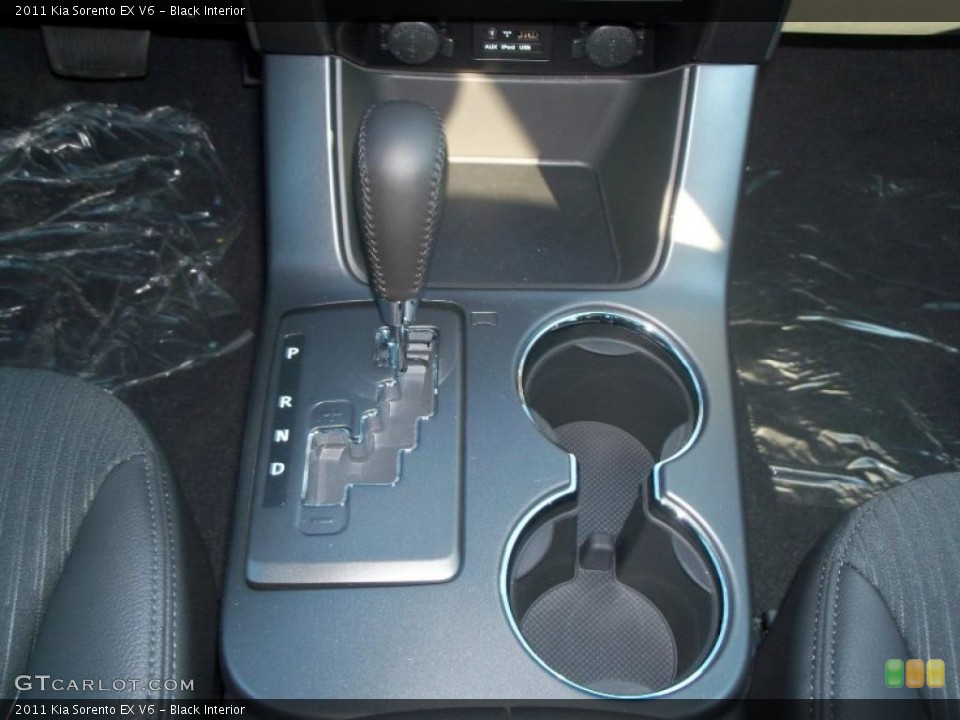 Black Interior Transmission for the 2011 Kia Sorento EX V6 #38027110