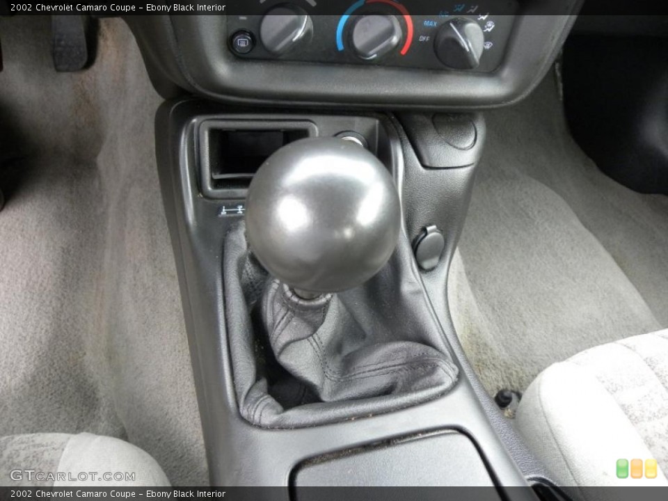 Ebony Black Interior Transmission for the 2002 Chevrolet Camaro Coupe #38027438