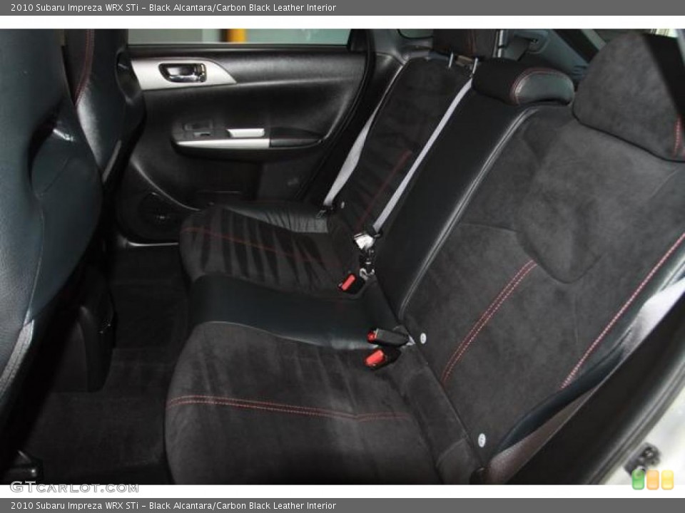 Black Alcantara/Carbon Black Leather Interior Photo for the 2010 Subaru Impreza WRX STi #38027830