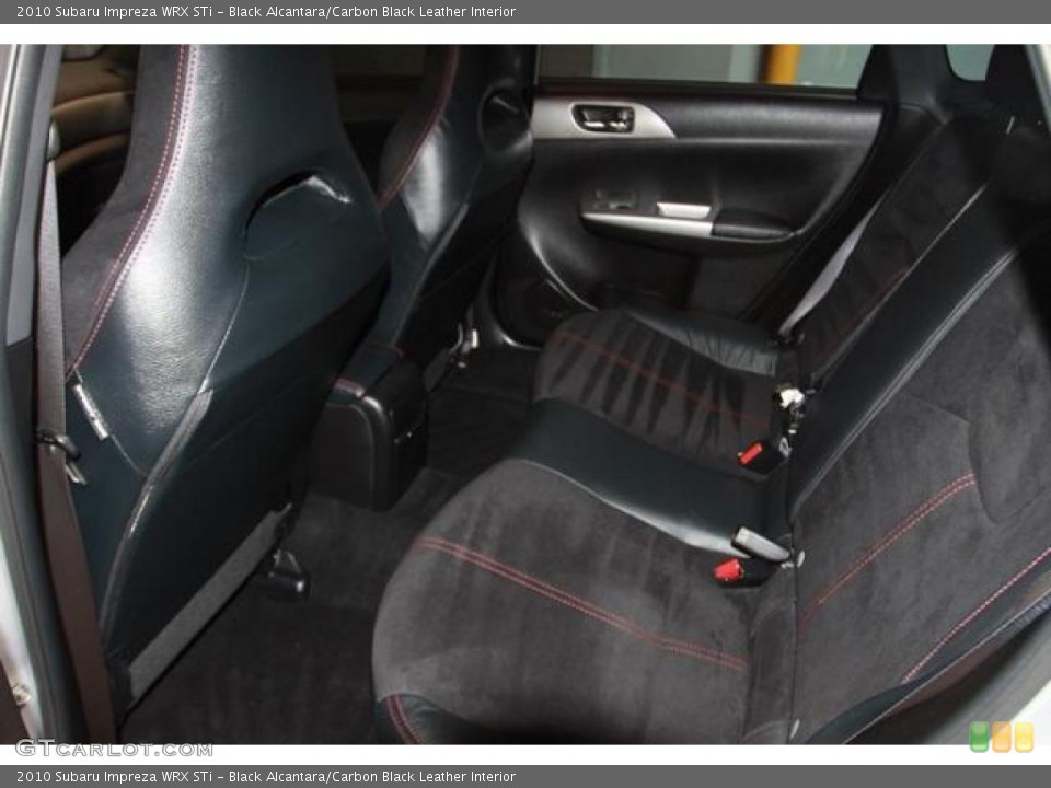 Black Alcantara/Carbon Black Leather Interior Photo for the 2010 Subaru Impreza WRX STi #38027894