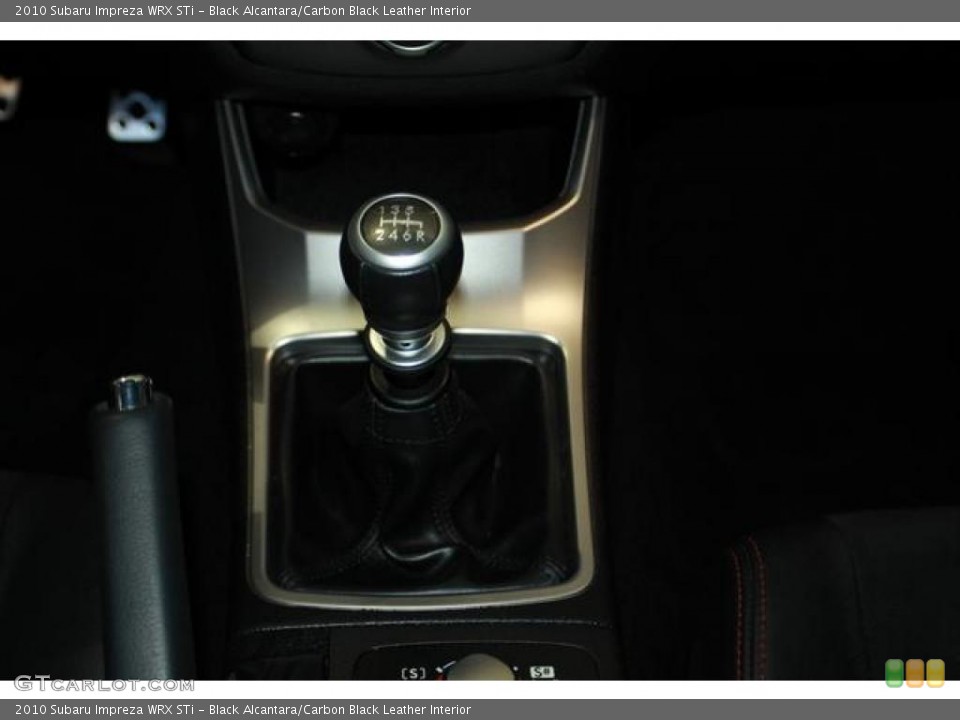 Black Alcantara/Carbon Black Leather Interior Transmission for the 2010 Subaru Impreza WRX STi #38027910