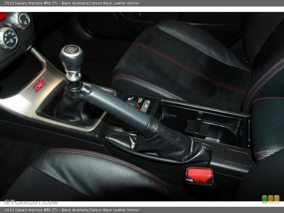 Black Alcantara/Carbon Black Leather Interior Photo for the 2010 Subaru Impreza WRX STi #38028094