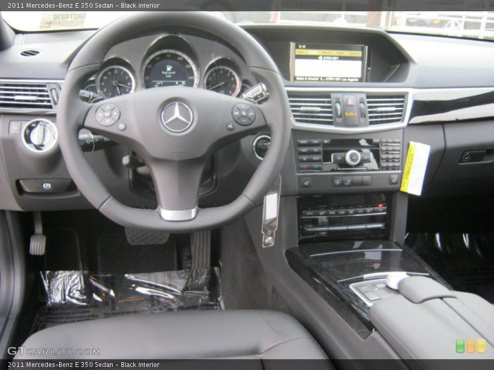 Black Interior Dashboard for the 2011 Mercedes-Benz E 350 Sedan #38028354