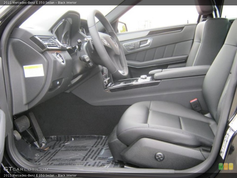 Black Interior Photo for the 2011 Mercedes-Benz E 350 Sedan #38028414