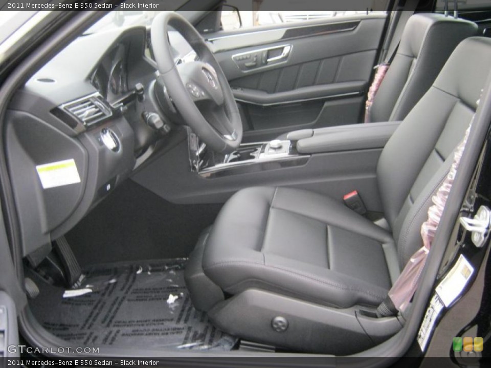 Black Interior Photo for the 2011 Mercedes-Benz E 350 Sedan #38028498