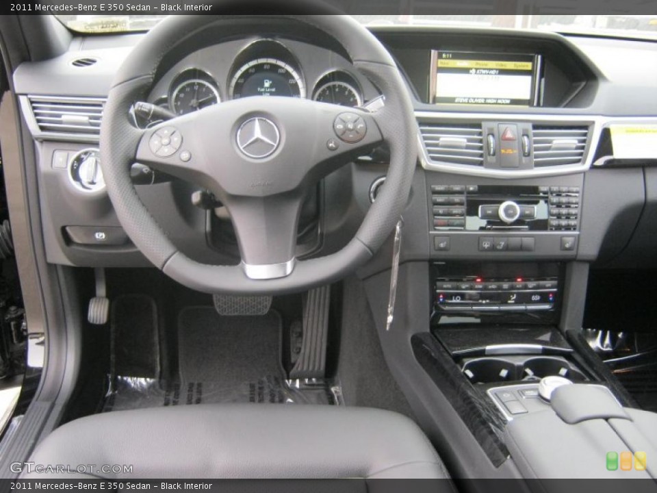 Black Interior Dashboard for the 2011 Mercedes-Benz E 350 Sedan #38028542