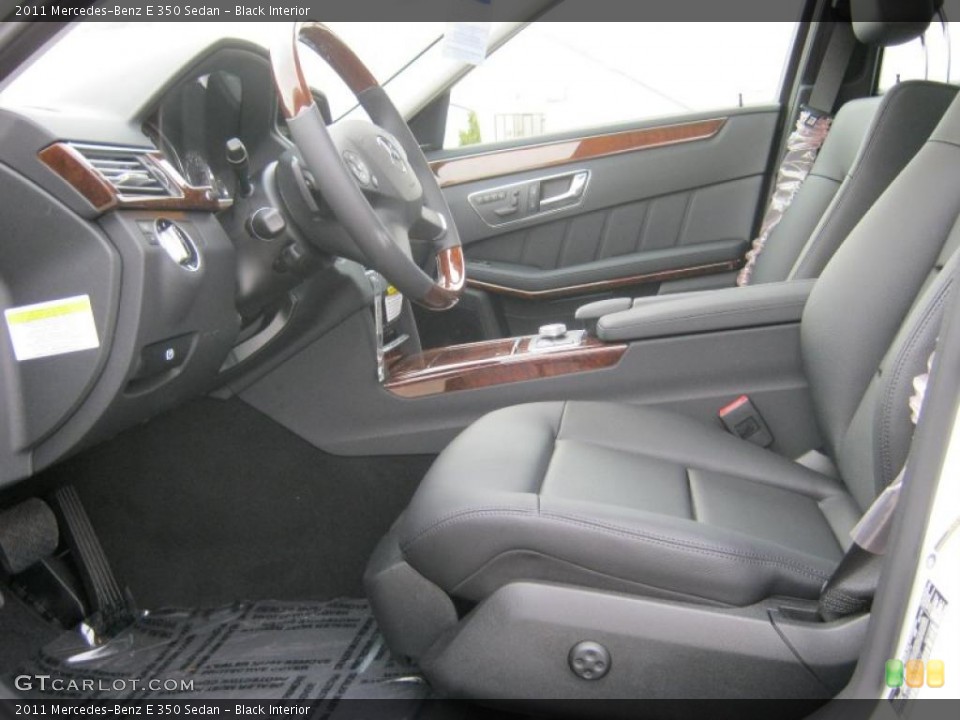 Black Interior Photo for the 2011 Mercedes-Benz E 350 Sedan #38028622