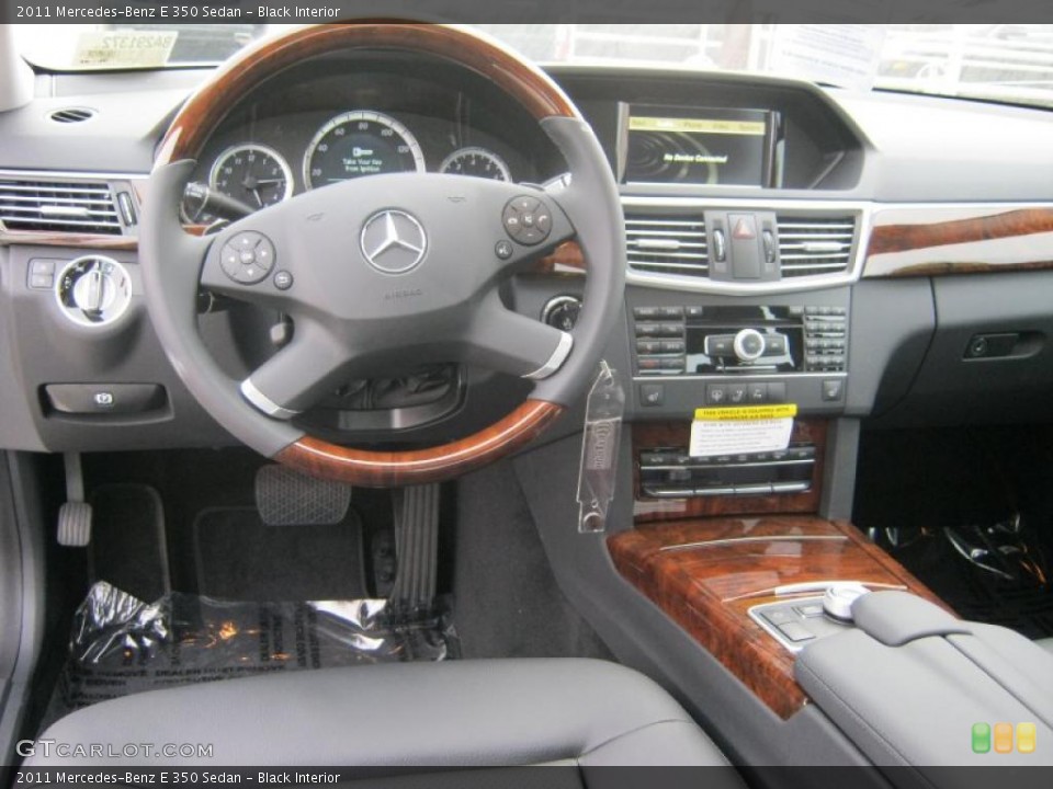 Black Interior Dashboard for the 2011 Mercedes-Benz E 350 Sedan #38028650