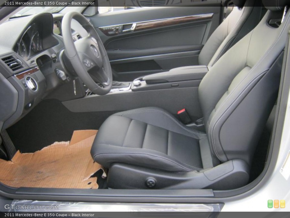 Black Interior Photo for the 2011 Mercedes-Benz E 350 Coupe #38028954