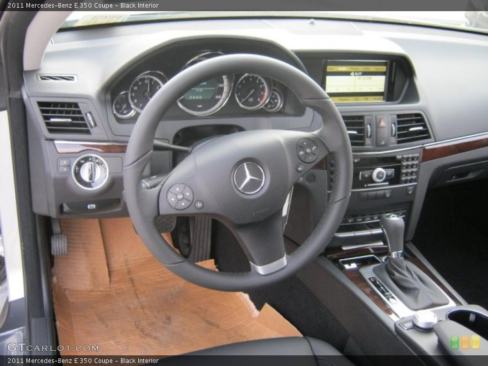 Black Interior Photo for the 2011 Mercedes-Benz E 350 Coupe #38028974