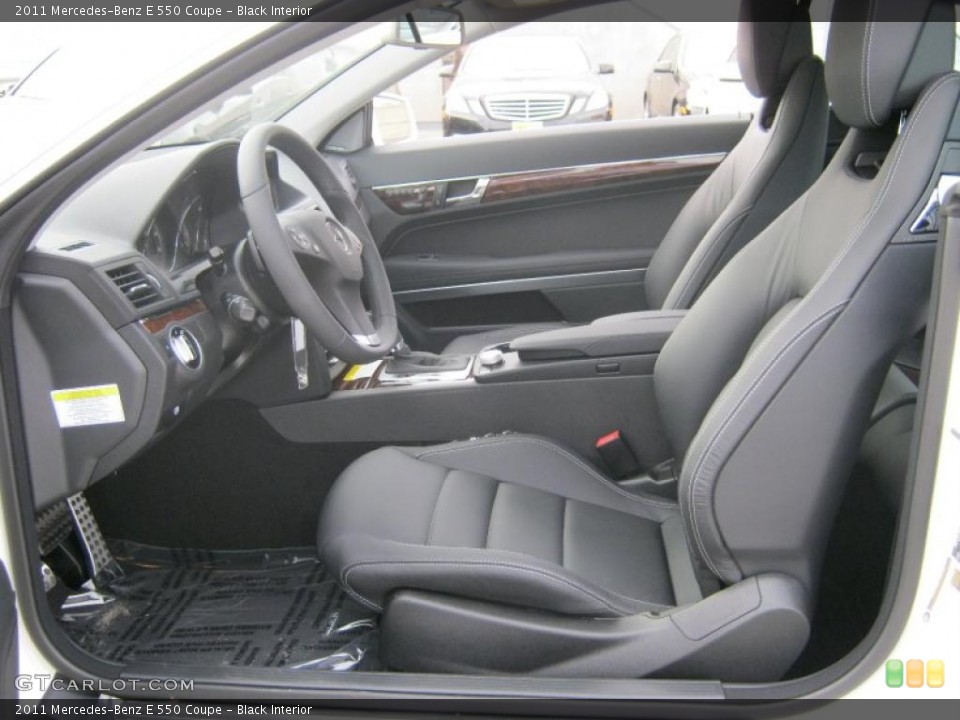 Black Interior Photo for the 2011 Mercedes-Benz E 550 Coupe #38029058