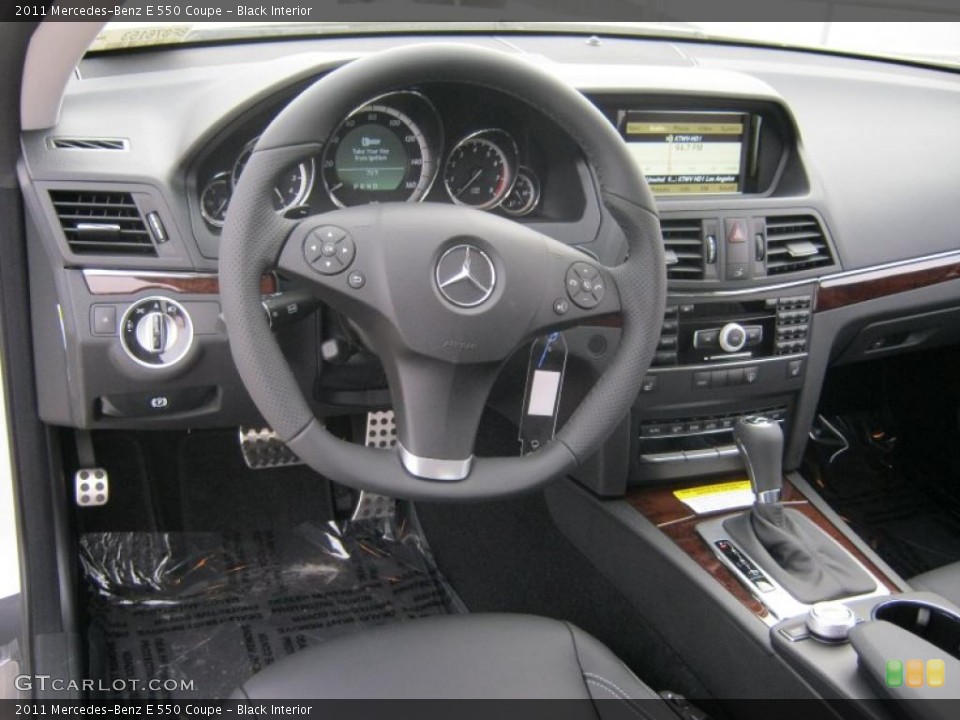 Black Interior Dashboard for the 2011 Mercedes-Benz E 550 Coupe #38029074