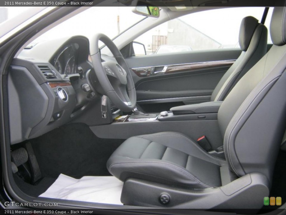 Black Interior Photo for the 2011 Mercedes-Benz E 350 Coupe #38029278