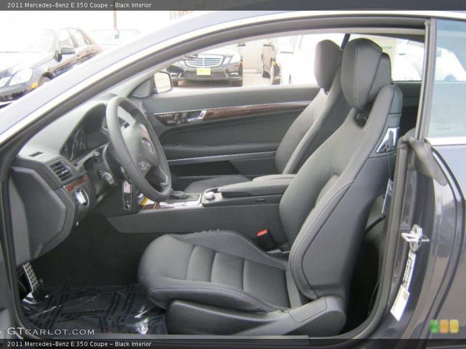 Black Interior Photo for the 2011 Mercedes-Benz E 350 Coupe #38029366