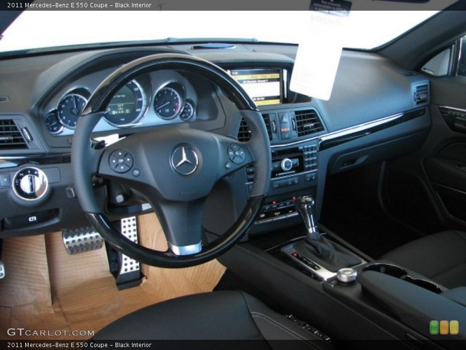 Black Interior Photo for the 2011 Mercedes-Benz E 550 Coupe #38030476