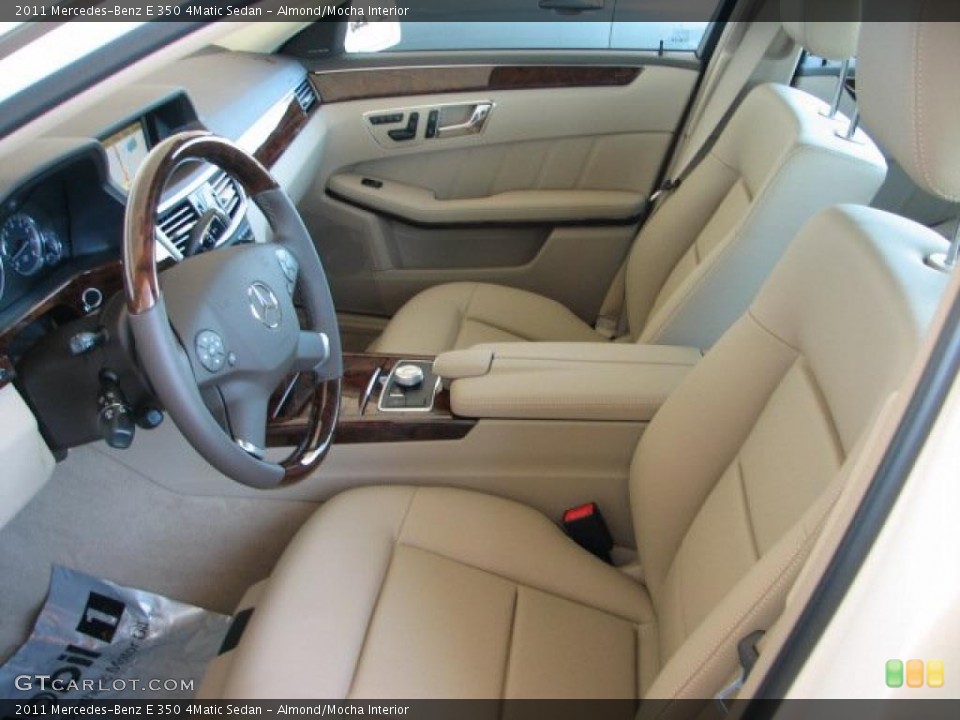 Almond/Mocha Interior Photo for the 2011 Mercedes-Benz E 350 4Matic Sedan #38030916