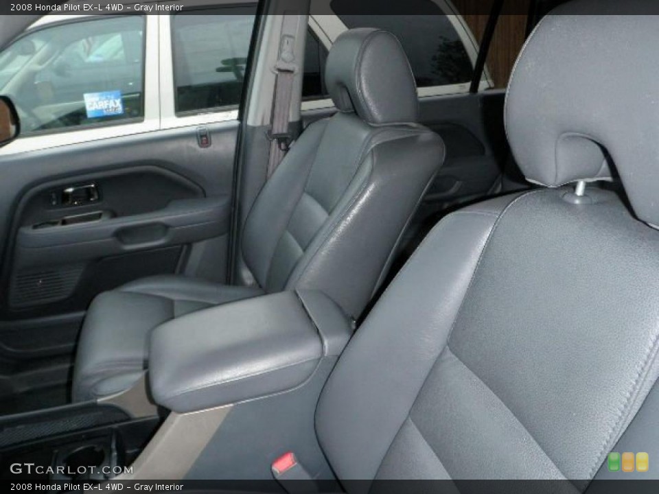 Gray Interior Photo for the 2008 Honda Pilot EX-L 4WD #38031132