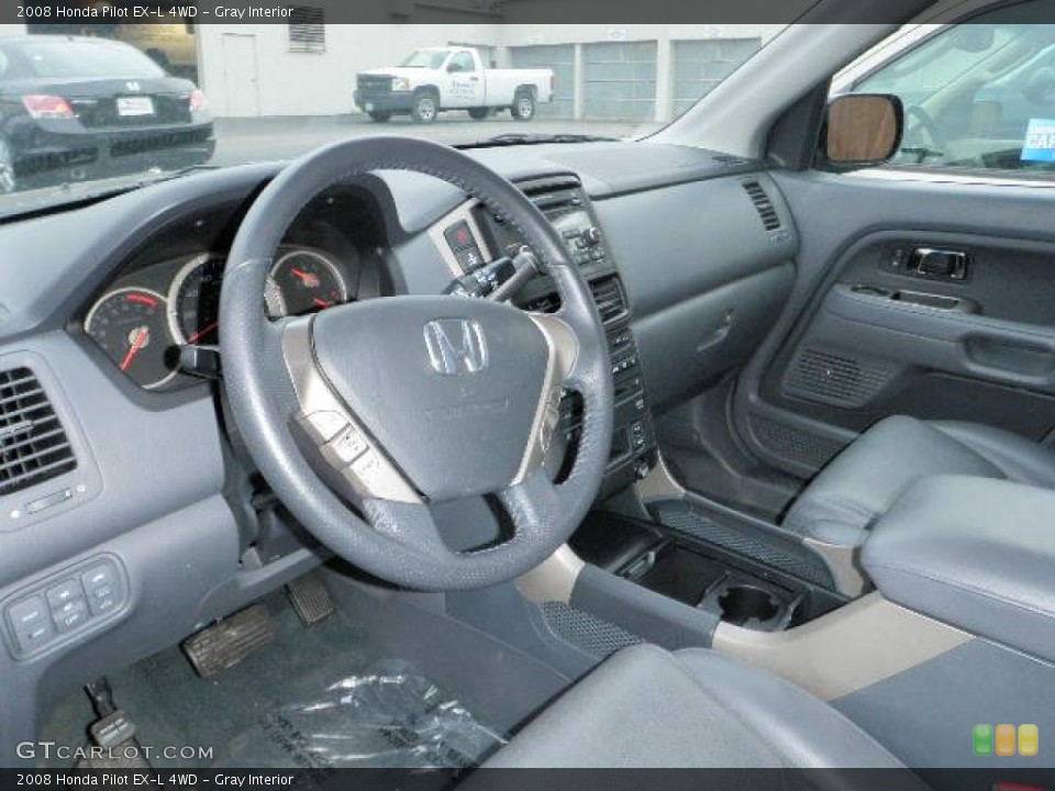 Gray Interior Photo for the 2008 Honda Pilot EX-L 4WD #38031148