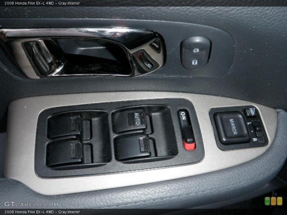 Gray Interior Controls for the 2008 Honda Pilot EX-L 4WD #38031164